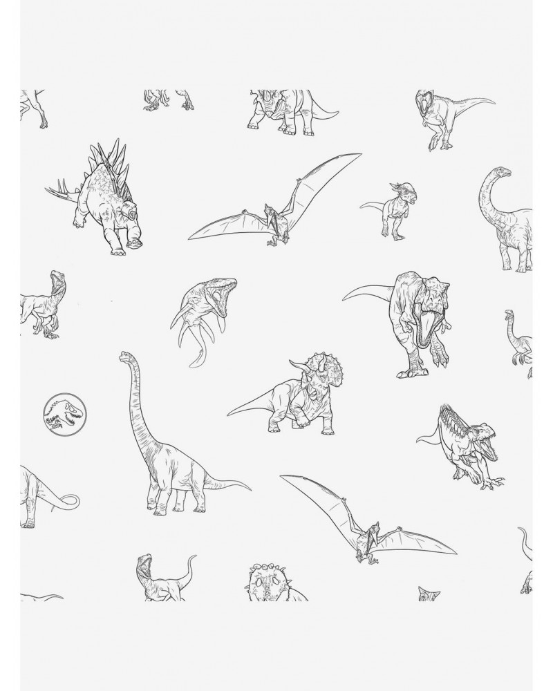 Jurassic World Dinosaurs Peel & Stick Wallpaper $21.46 Wallpapers