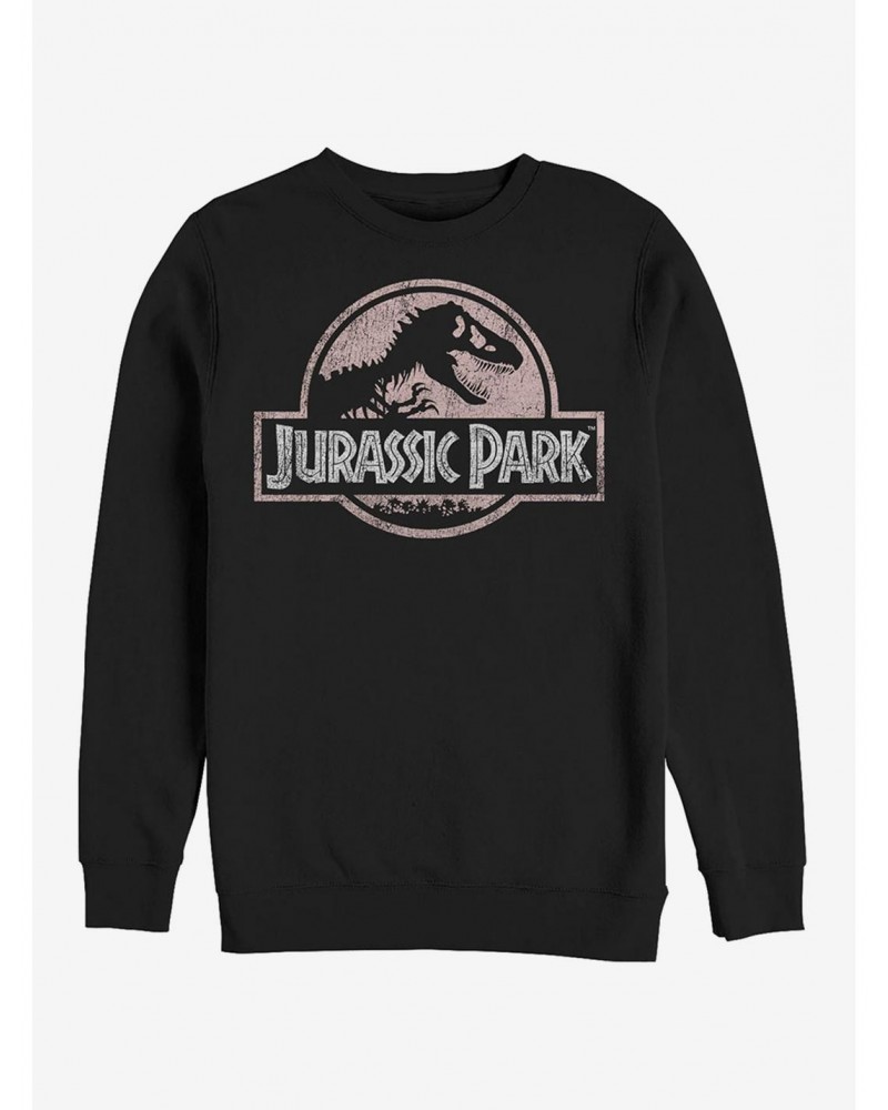 Jurassic Park Dusty Logo Sweatshirt $14.17 Sweatshirts