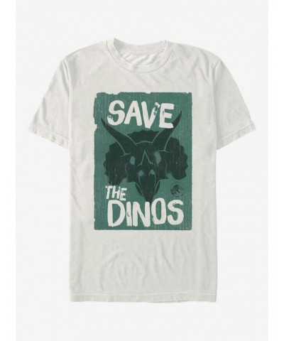 Jurassic Park Save the Dinos T-Shirt $8.22 T-Shirts