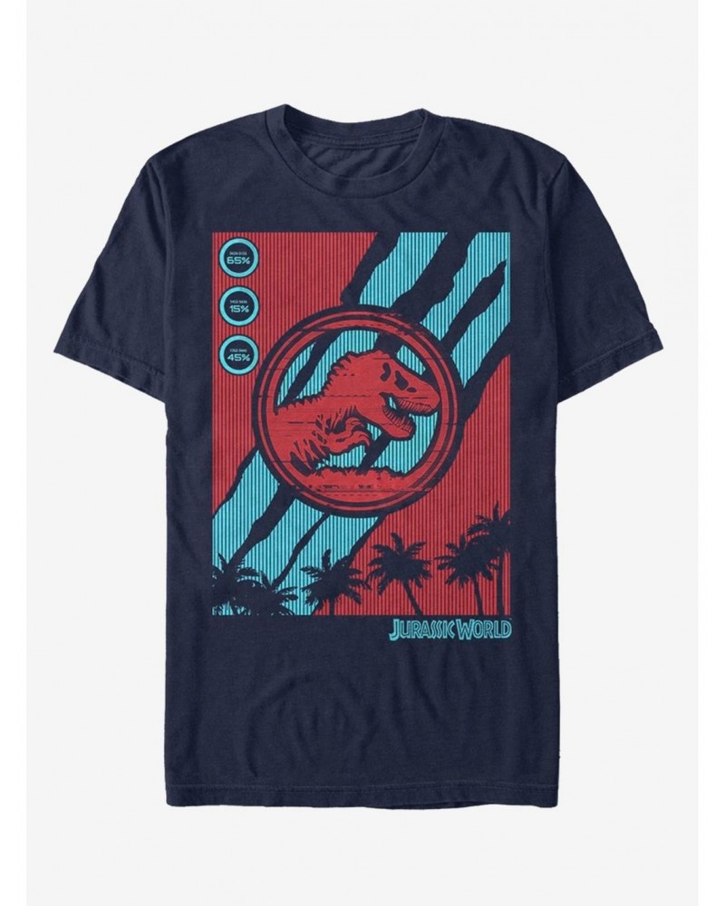 Jurassic Park Dino Rip Tech T-Shirt $9.37 T-Shirts